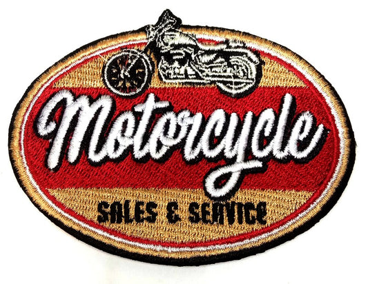 Parche Bordado Motorcycles Sales & Service - URA Moto