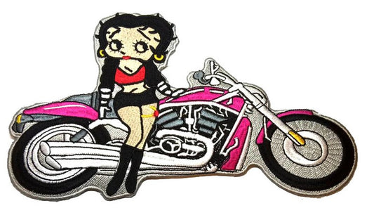 Parche Bordado Betty Custom - URA Moto