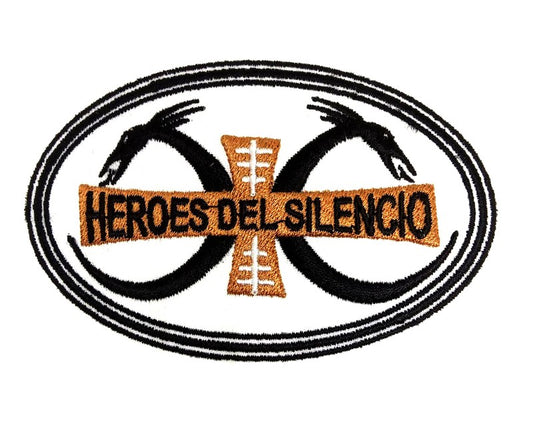Parche Bordado Grupo Heroes del Silencio - URA Moto