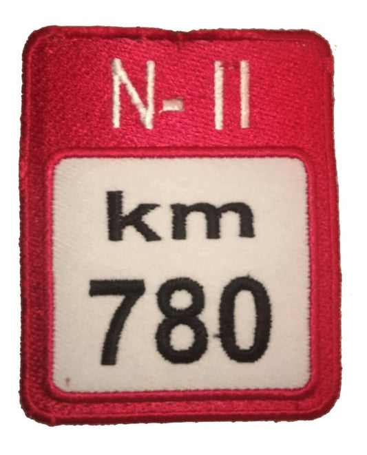 Parche Bordado Carretera N-II - URA Moto