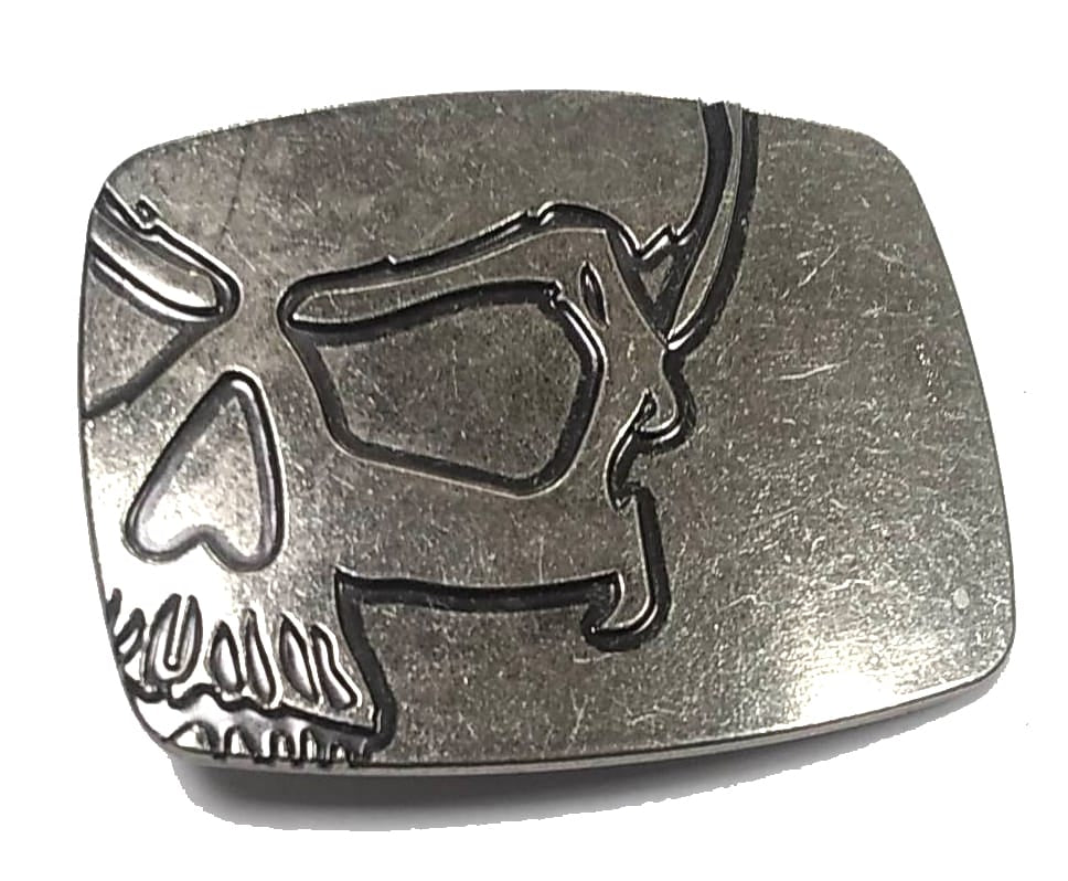 Hebilla para cinturón Calavera Perfil - URA Moto