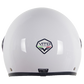 Casco Moto Abierto Jet Vito Loreto  Blanco Brillante - URA Moto