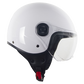 Casco Moto Abierto Jet Vito Loreto  Blanco Brillante - URA Moto
