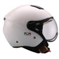 Casco Moto Abierto Jet Vito Moda Blanco Brillante - URA Moto