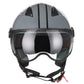 Casco Moto Abierto Jet Vito Moda Gris Nardo - URA Moto