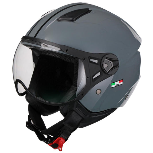 Casco Moto Abierto Jet Vito Moda Gris Nardo - URA Moto