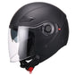 Casco Moto Abierto Jet Vito Amaro Negro Mate - URA Moto