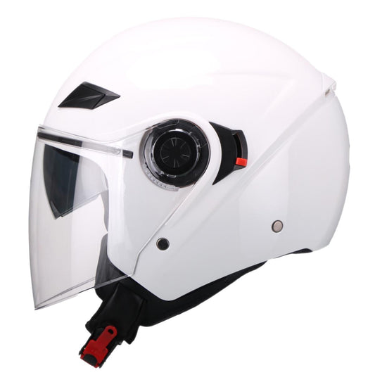 Casco Moto Abierto Jet Vito Amaro Blanco Brillante - URA Moto