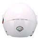 Casco Moto Abierto Jet Vito Amaro Blanco Brillante - URA Moto