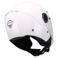 Casco Moto Abierto Jet Vito Amaro Blanco Brillante - URA Moto