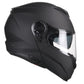 Casco Moto Modular Vito Furio Negro Mate - URA Moto