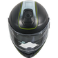 Casco Moto Modular Vito Furio Negro Negro-Fluor Mate - URA Moto