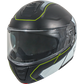 Casco Moto Modular Vito Furio Negro Negro-Fluor Mate - URA Moto
