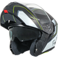 Casco Moto Modular Vito Furio Negro Negro-Fluor Mate - URA Moto