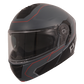 Casco Moto Modular Vito Furio Negro Negro-Rojo Mate - URA Moto