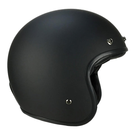 Casco Moto Abierto Jet Vito Grande Negro - URA Moto