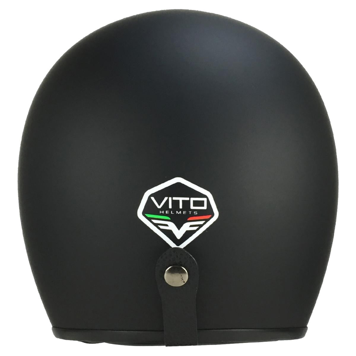 Casco Moto Abierto Jet Vito Grande Negro - URA Moto