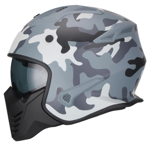 Casco Moto Jet/Integral Vito Bruzano Camo - URA Moto