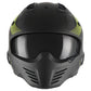 Casco Moto Jet/Integral Vito Bruzano Negro/Fluor Mate - URA Moto