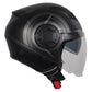 Casco Moto Abierto Jet Vito Isola Negro/Titanium Mate - URA Moto