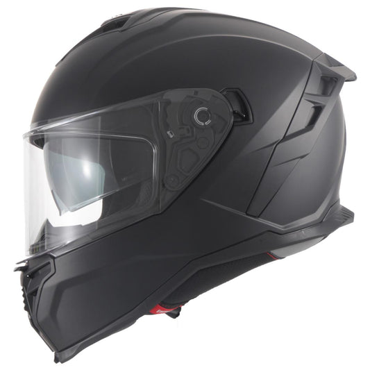 Casco Moto Integral Vito Presto Visera Solar Negro Mate - URA Moto