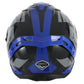 Casco Moto Integral Vito Presto Visera Solar Azul/Negro Brillante - URA Moto