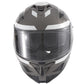 Casco Moto Integral Vito Presto Visera Solar Gris/Negro Brillante - URA Moto