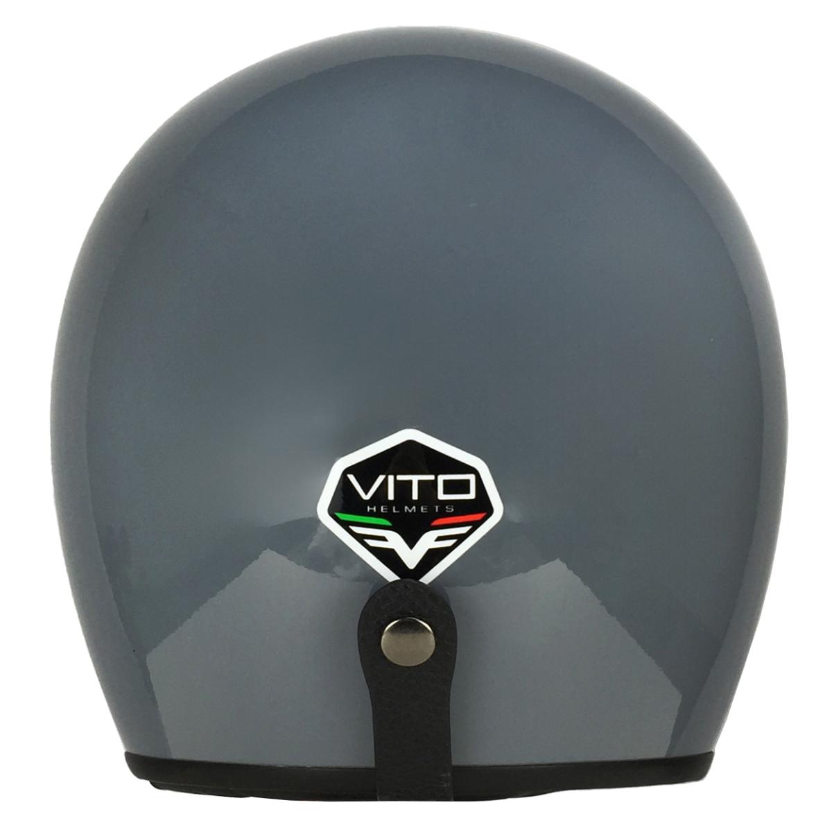Casco Moto Abierto Jet Vito Grande Gris Nardo - URA Moto