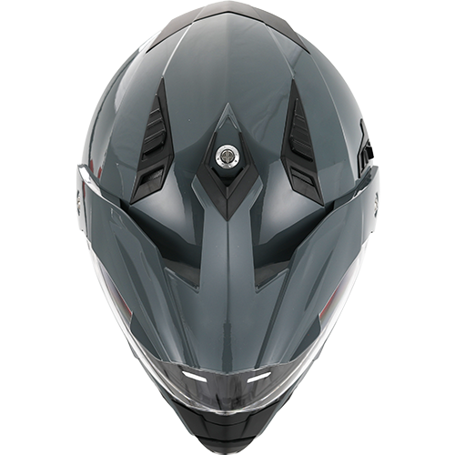 Casco Moto Vito Touring Molino Visera Solar Nardo Gris - URA Moto