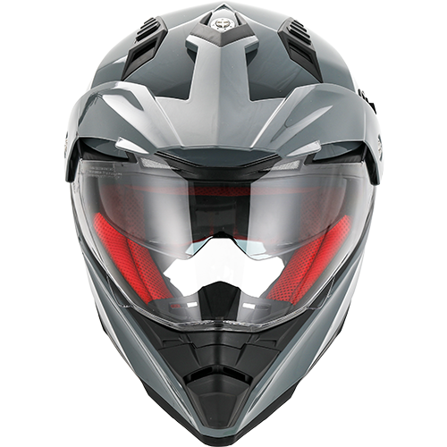 Casco Moto Vito Touring Molino Visera Solar Nardo Gris - URA Moto