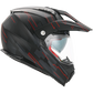 Casco Moto Vito Touring Molino Visera Solar Negro-Rojo Mate - URA Moto
