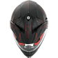 Casco Moto Vito Touring Molino Visera Solar Negro-Rojo Mate - URA Moto