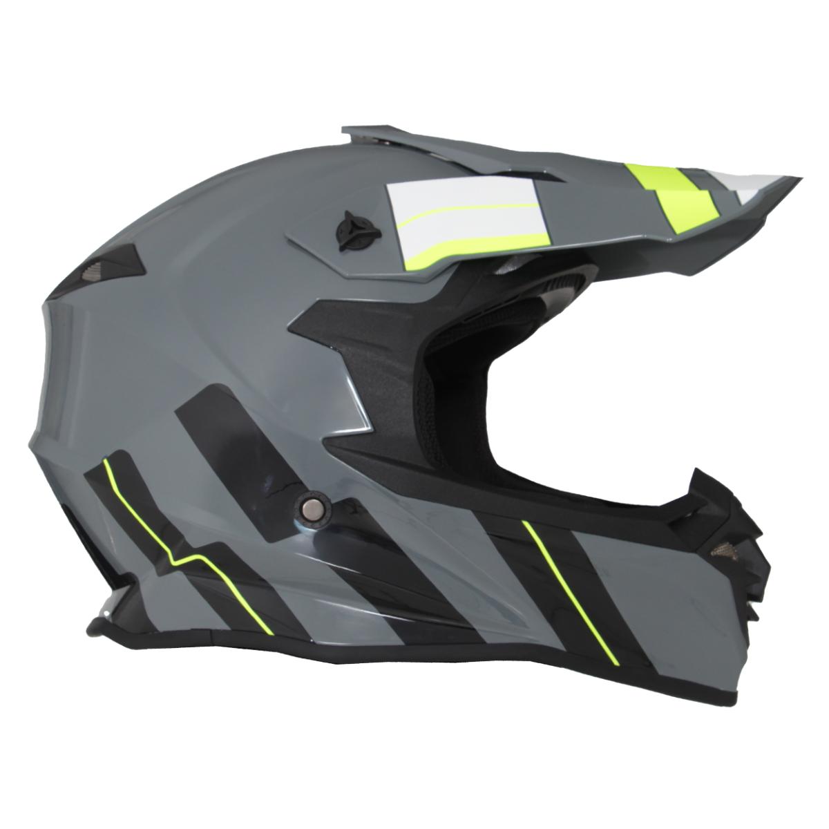 Casco Moto Vito Offroad Tiboli Nardo Deco - URA Moto