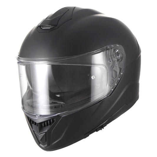 Casco Moto Integral Vito Grande Pantalla Solar Negro Mate - URA Moto