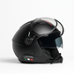 Casco Moto Abierto Jet Vito Lavori Doble Visor Negro Mate Fashion
