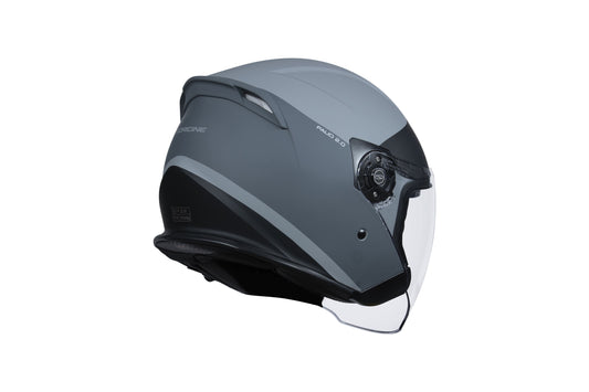 Casco Moto Jet Origine PALIO 2.0 SCOUT BLACK/GREY MATT (ECE22.06) - URA Moto