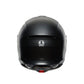 Casco Moto Modular AGV E2206 SOLID MPLK MATT BLACK - URA Moto