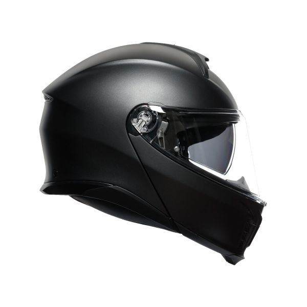 Casco Modular AGV Tourmodular E2206 Solid MPLK Matt Black - Homologado ECE 22.06 - URA Moto