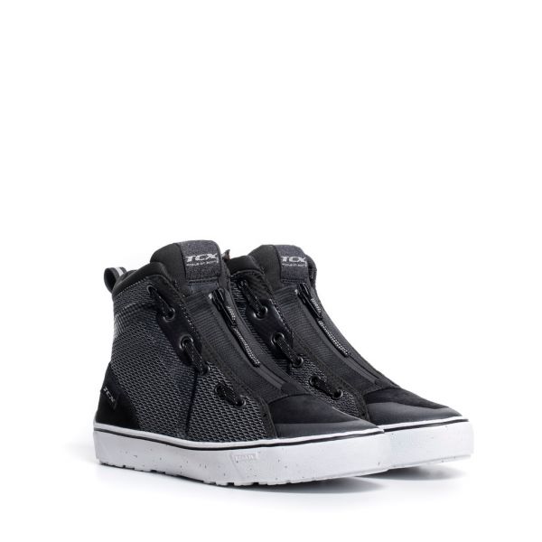 Bota Moto Mujer Urban TCX Ikasu Air Black/Grey/White
