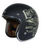 Casco Moto Jet Origine PRIMO FLYING WHEEL NEGRO (E2206) - URA Moto