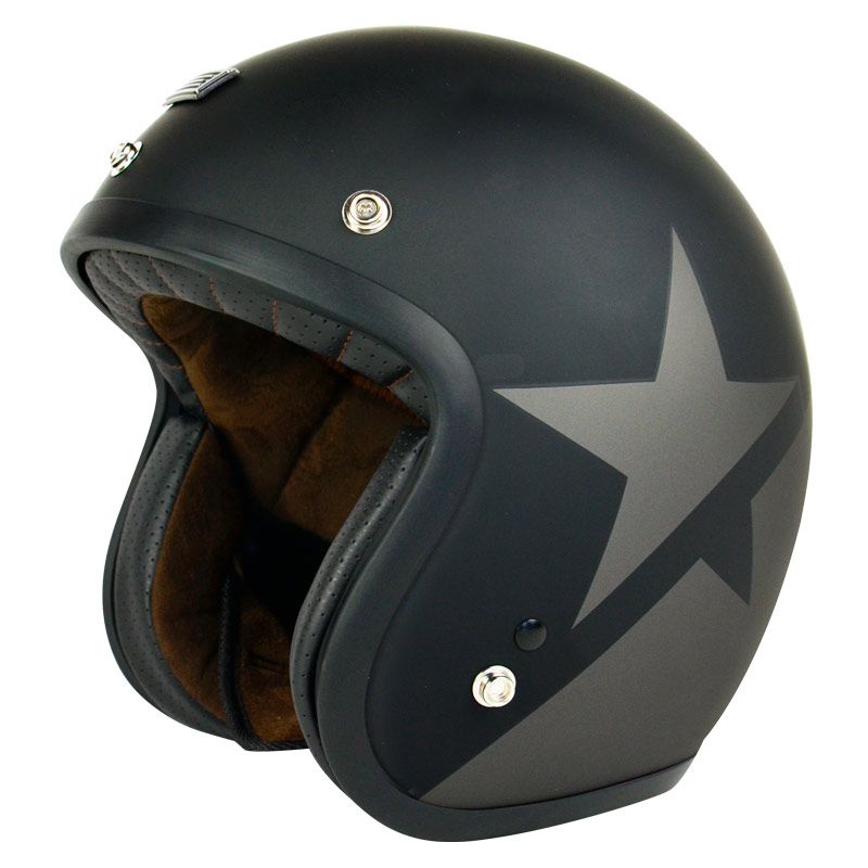 Casco Moto Jet Origine PRIMO STAR TITANIUM MATT (E2206) - URA Moto
