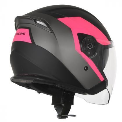 Casco Moto Jet Origine PALIO EKO MATT FUCSIA - URA Moto