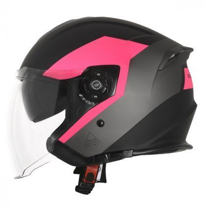 Casco Moto Jet Origine PALIO EKO MATT FUCSIA - URA Moto