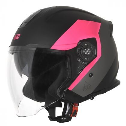 Casco Moto Jet Origine PALIO EKO MATT FUCSIA - URA Moto