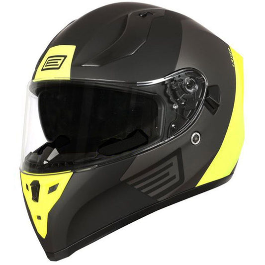 Casco Moto Intregral Origine STRADA LAYER FLUO YELLOW/TITANIUM/BLACK MATT (ECE22.06) - URA Moto