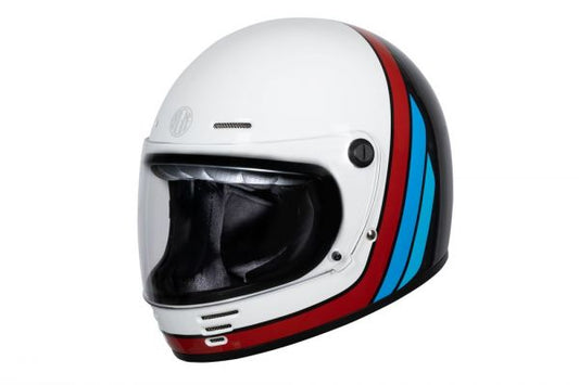 Casco Origine Omega Summit Rojo/Blanco Gloss ECE 22.06 - Integral Cafe Racer