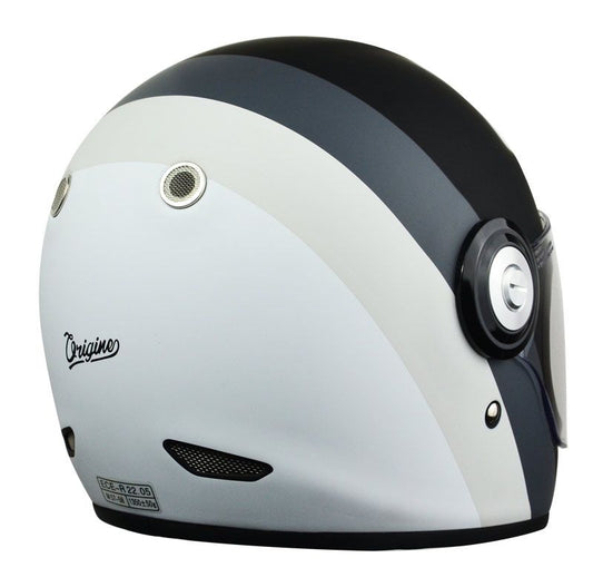 Casco Moto Intregral Origine VEGA PRIMITIVED GREY/WHITE/BLACK - URA Moto