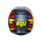 Casco Moto AGV K3 AGV E2206 BIRDY 2.0 GREY/YELLOW/RED - URA Moto