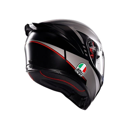 Casco Moto AGV K1 S E2206 LAP MATT BLACK/GREY/RED - URA Moto