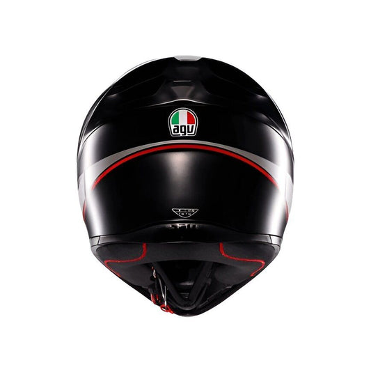 Casco Moto AGV K1 S E2206 LAP MATT BLACK/GREY/RED - URA Moto